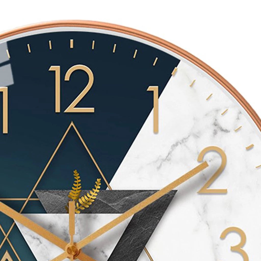 Wall Clock Silent Quartz & Warm LED 20cm Diameter