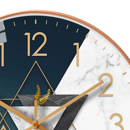 Wall Clock Silent Quartz & Warm LED 20cm Diameter