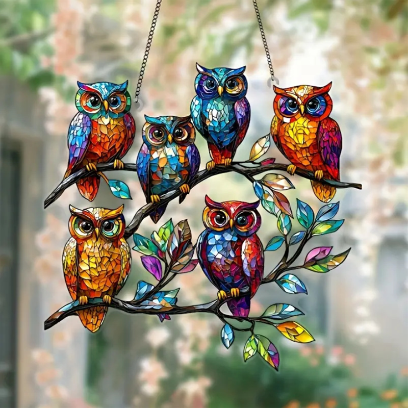 Wall Decor Acrylic Vibrant Colors Set of 2