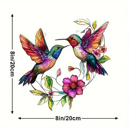 Wall Decor Acrylic Vibrant Colors Set of 2