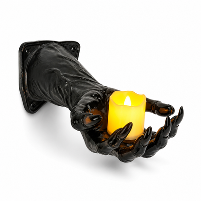 Wall Decoration Realistic Hand LED Candle Included