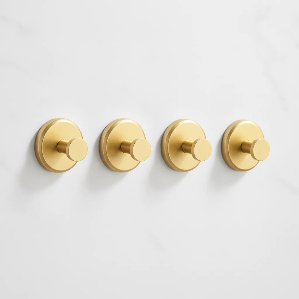Wall Hooks Suction Cup Drill-Free Set of 4