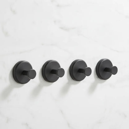 Wall Hooks Suction Cup Drill-Free Set of 4