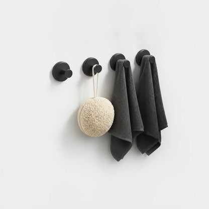 Wall Hooks Suction Cup Drill-Free Set of 4