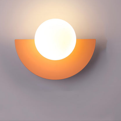 Wall Lamp Nordic Semicircular Adjustable Warm & Cool LED