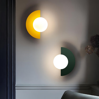 Wall Lamp Nordic Semicircular Adjustable Warm & Cool LED