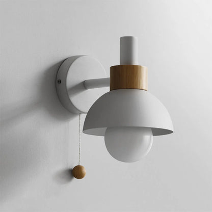 Wall Lamp Scandinavian Pull Cord E27 Socket