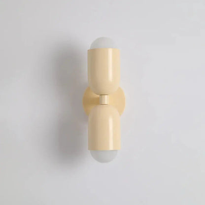 Wall Light Double Cylinder Up & Down E27 Socket