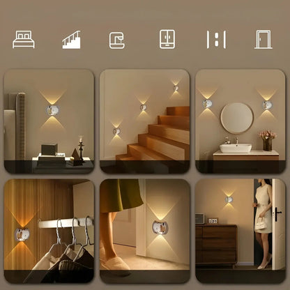 Wall Light Motion-Activated USB-C Rechargeable Magnetic Mount