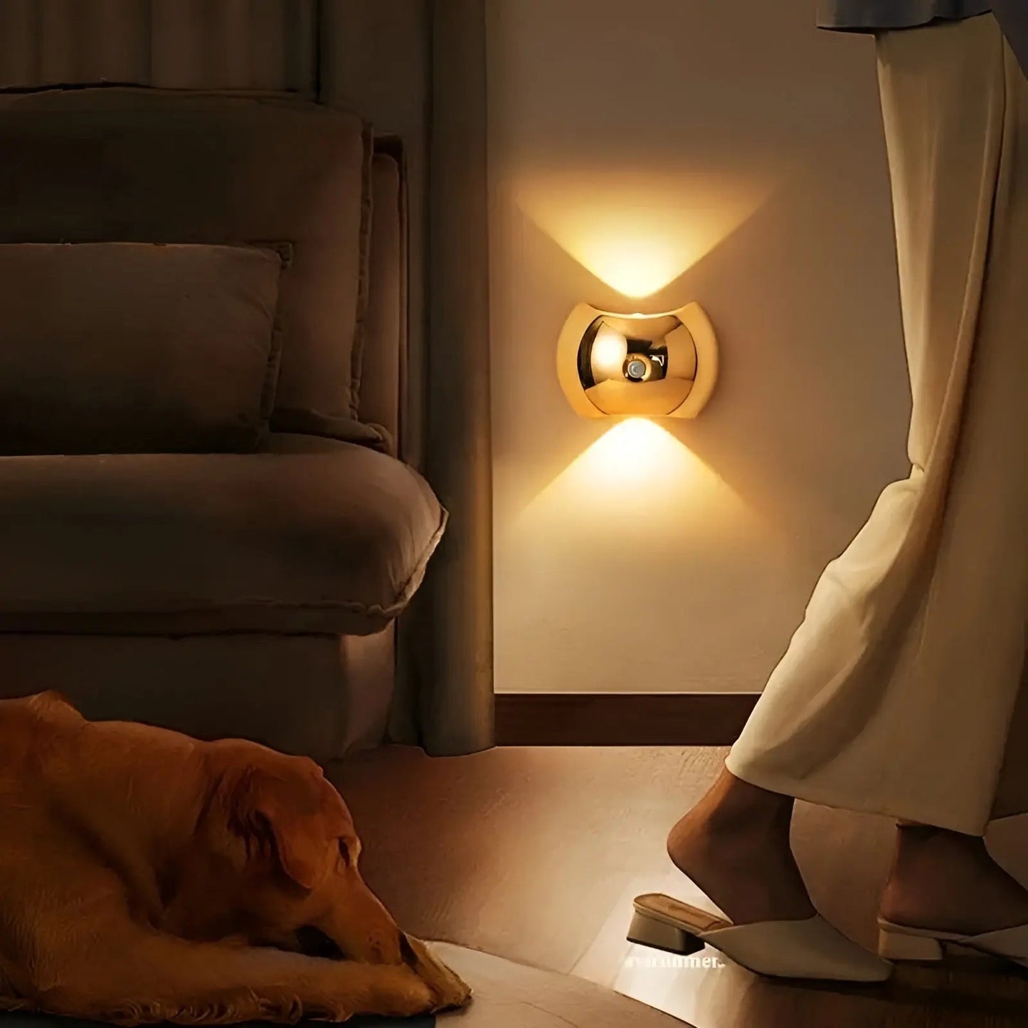 Wall Light Motion-Activated USB-C Rechargeable Magnetic Mount