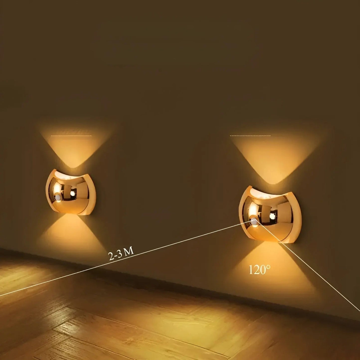 Wall Light Motion-Activated USB-C Rechargeable Magnetic Mount
