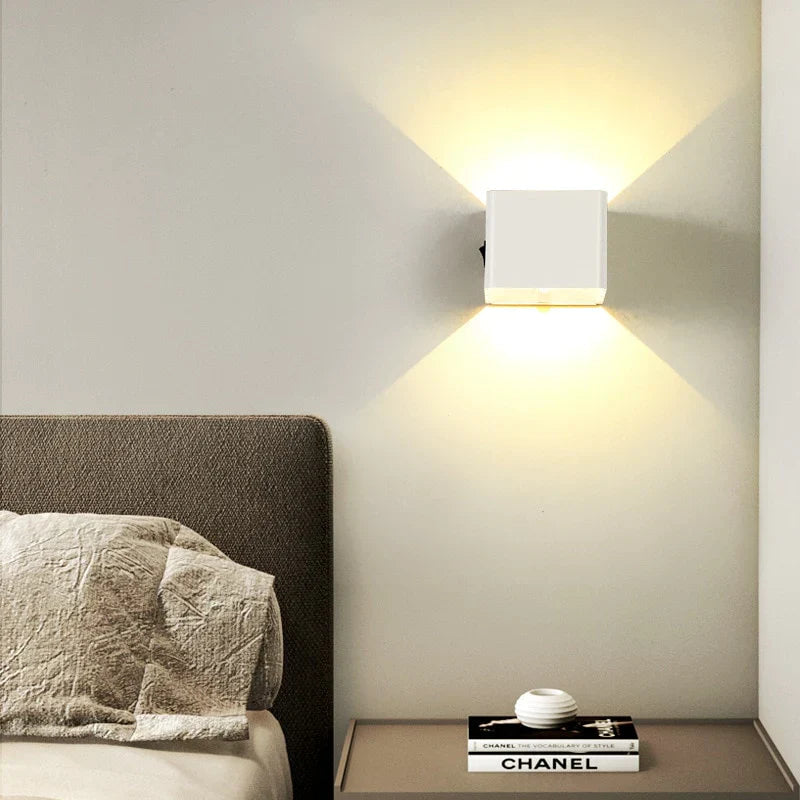 Wall Light Motion Sensor USB Rechargeable Magnetic Mount