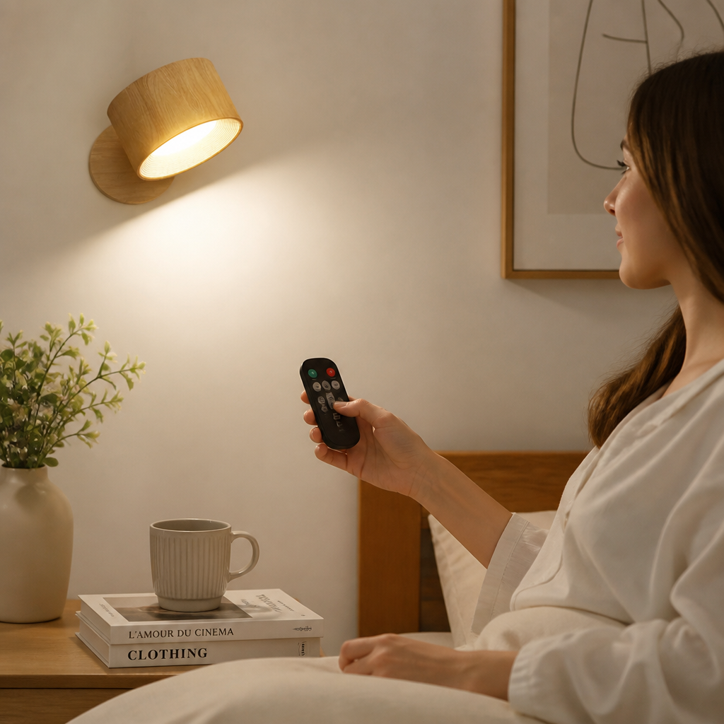 Wall Light Rechargeable USB-C Remote-Controlled