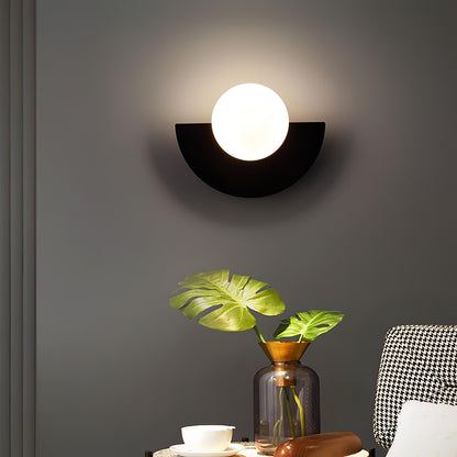 Wall Light Scandinavian Semicircle G9 LED Warm & Cool White