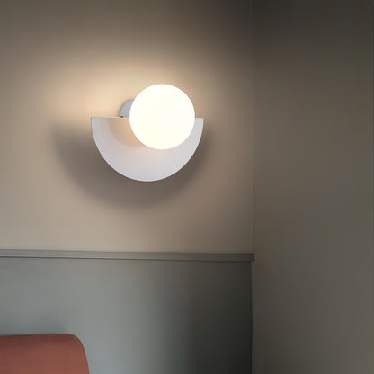 Wall Light Scandinavian Semicircle G9 LED Warm & Cool White