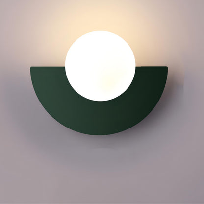 Wall Light Scandinavian Semicircle G9 LED Warm & Cool White