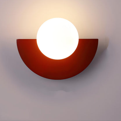 Wall Light Scandinavian Semicircle G9 LED Warm & Cool White