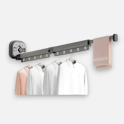 Wall-Mounted Drying Rack Foldable & Space-Saving Suction Mount