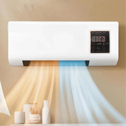 Wall-Mounted Heater & Cooler Space-Saving Digital Display