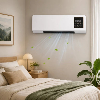Wall-Mounted Heater & Cooler Space-Saving Digital Display