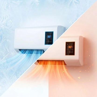 Wall-Mounted Heater & Cooler Space-Saving Digital Display