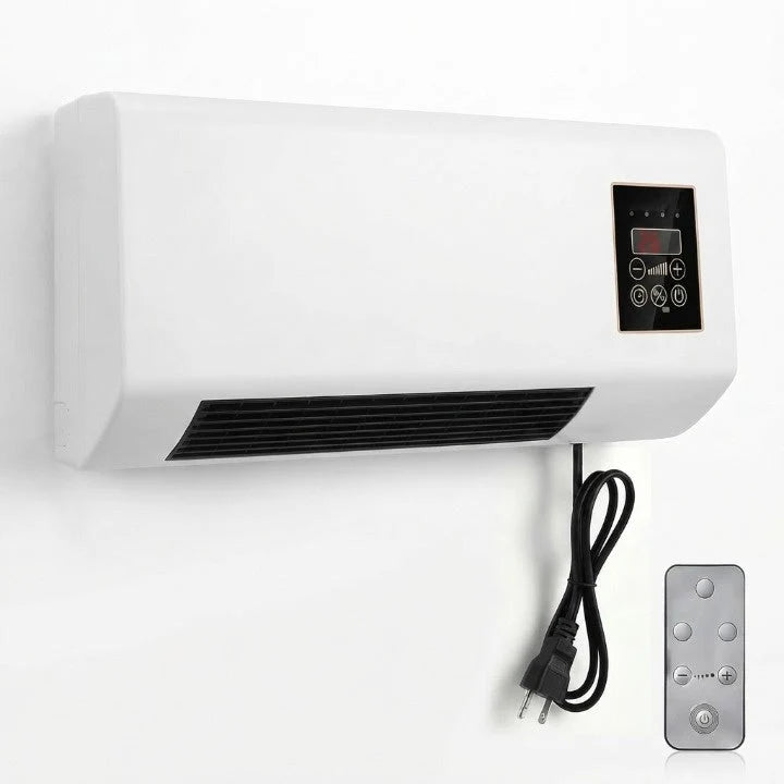 Wall-Mounted Heater & Cooler Space-Saving Digital Display