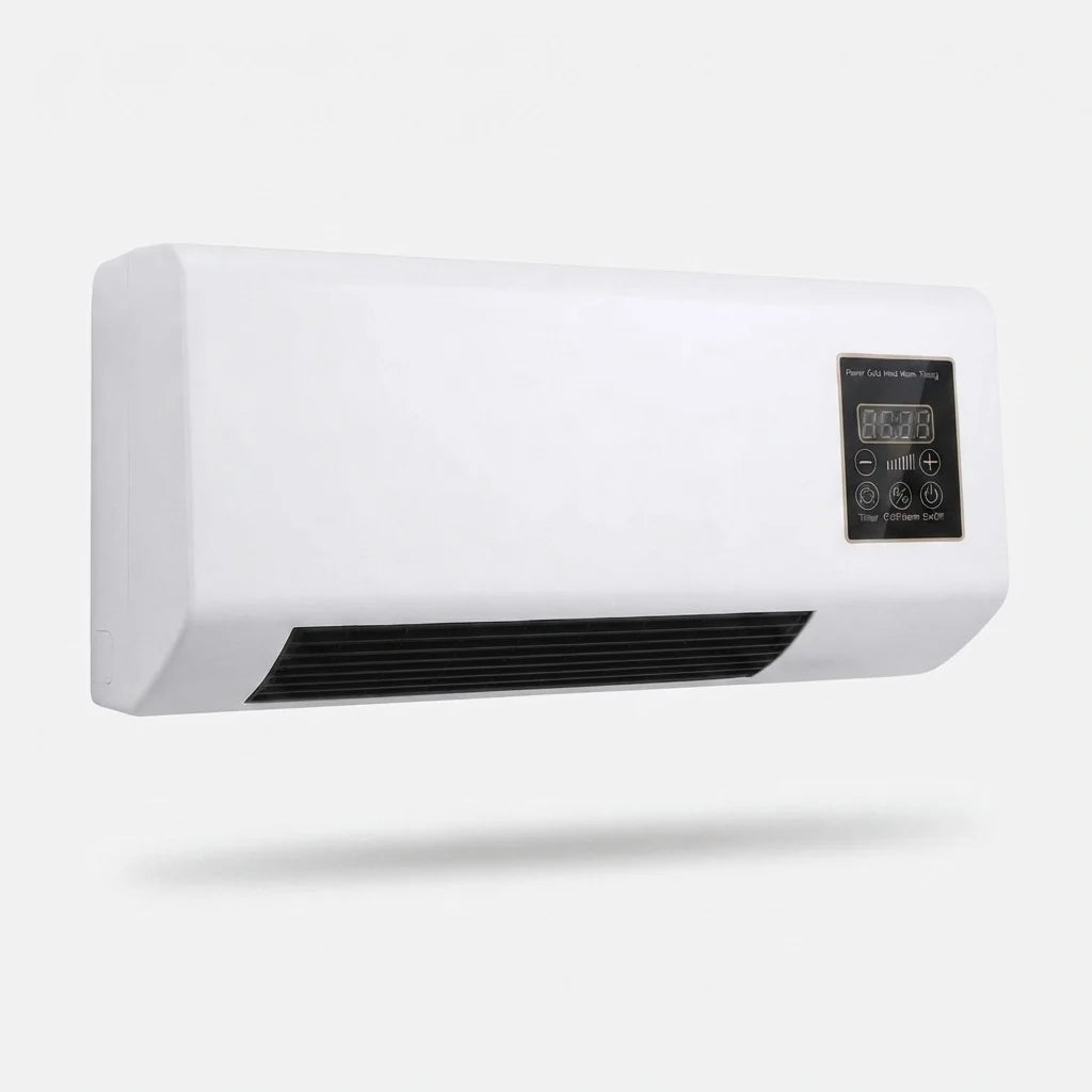 Wall-Mounted Heater & Cooler Space-Saving Digital Display