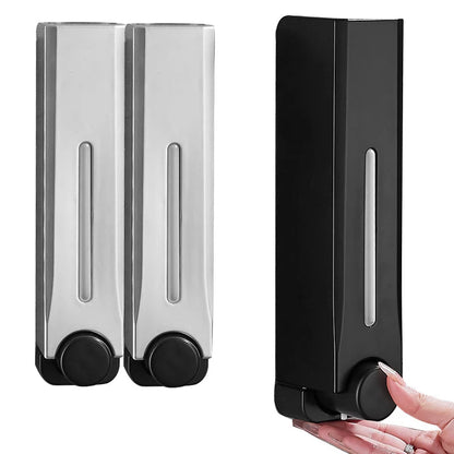 Wall-Mounted Soap Dispenser Magnetic Lid & One-Hand Pump