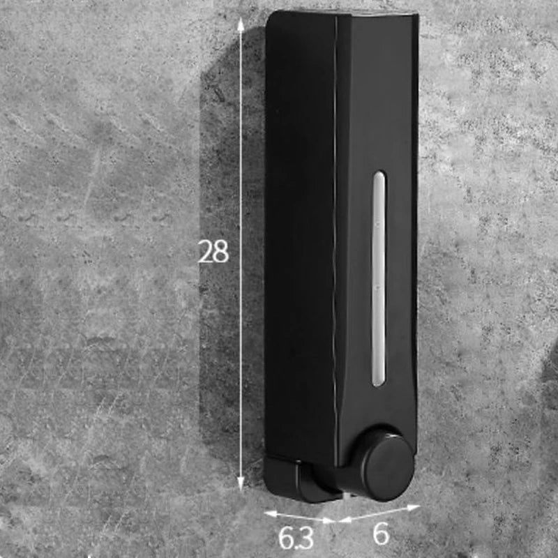 Wall-Mounted Soap Dispenser Magnetic Lid & One-Hand Pump