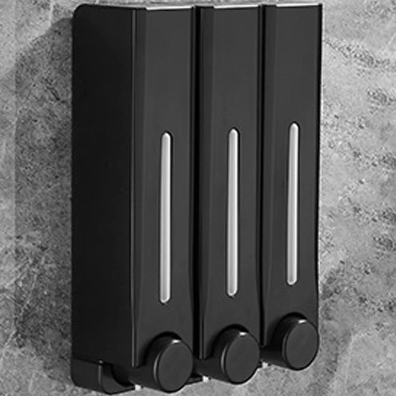 Wall-Mounted Soap Dispenser Magnetic Lid & One-Hand Pump
