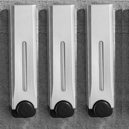 Wall-Mounted Soap Dispenser Magnetic Lid & One-Hand Pump