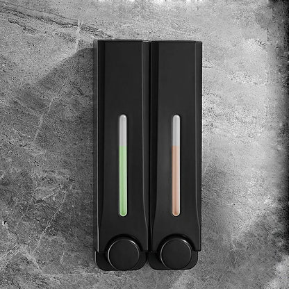 Wall-Mounted Soap Dispenser Magnetic Lid & One-Hand Pump