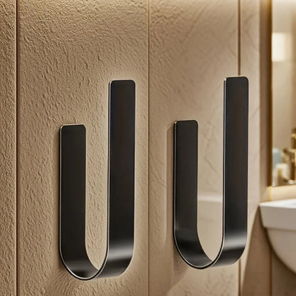 Wall-Mounted Toilet Paper Holder Stainless Steel No-Drill 3-Roll