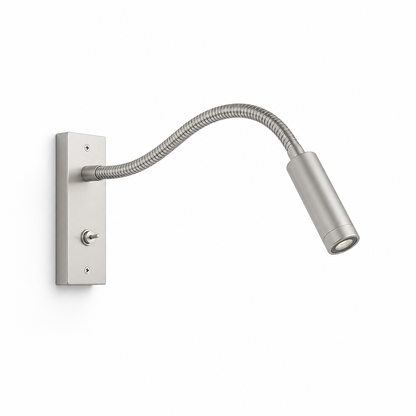 Wall Reading Lamp Flexible Gooseneck Three Color Temperatures