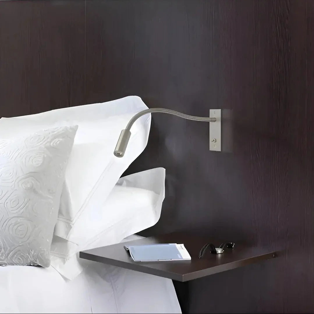 Wall Reading Lamp Gooseneck Integrated LED 3 Color Modes