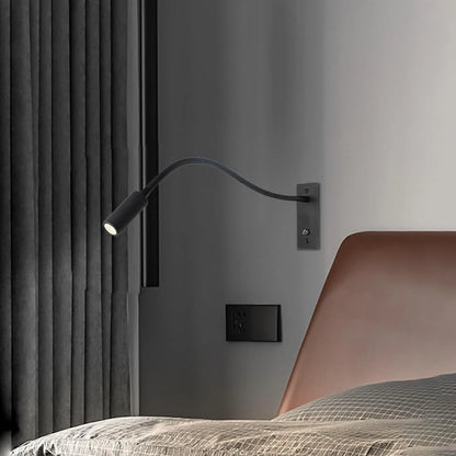 Wall Reading Lamp Gooseneck Integrated LED 3 Color Modes