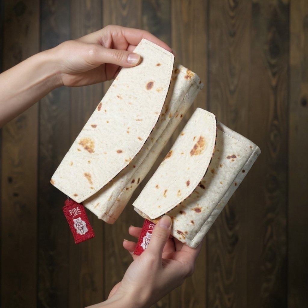 Wallet Burrito Wrap Magnetic Closure & Multiple Compartments