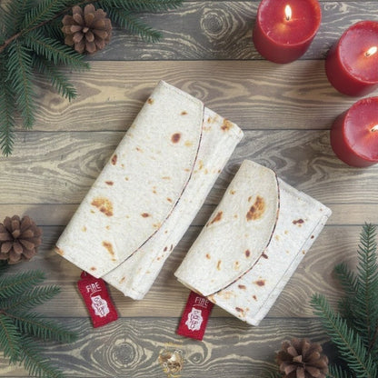 Wallet Burrito Wrap Magnetic Closure & Multiple Compartments