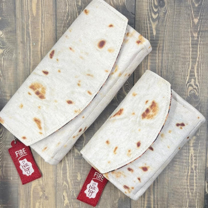 Wallet Burrito Wrap Magnetic Closure & Multiple Compartments