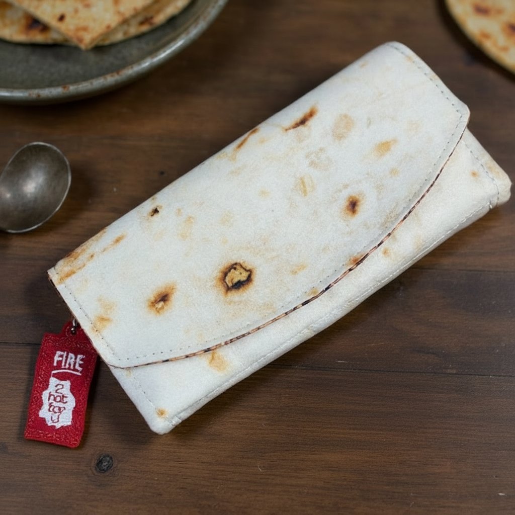 Wallet Burrito Wrap Magnetic Closure & Multiple Compartments