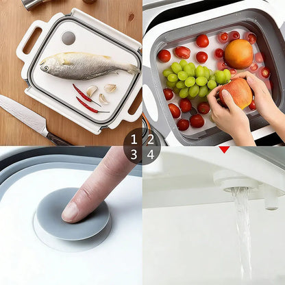 Wash Basin Foldable Silicone Integrated Drain Plug