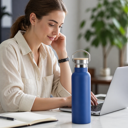 Water Bottle Stainless Steel Vacuum Insulated Leak-Proof 17 Oz