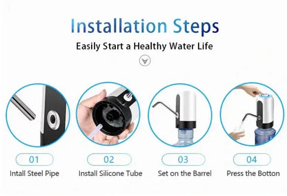 Water Dispenser Pump USB Rechargeable Touch Control BPA Free