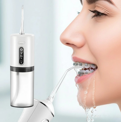 Water Flosser Cordless Rechargeable 3 Modes & 2 Nozzles
