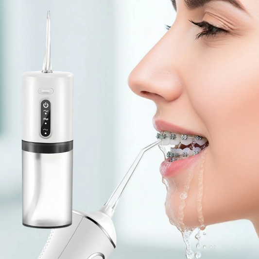 Water Flosser Cordless Rechargeable 3 Modes & 2 Nozzles