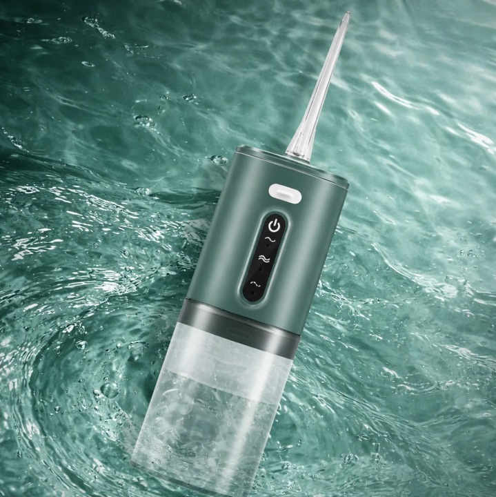 Water Flosser Cordless Rechargeable 3 Modes & 2 Nozzles