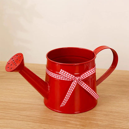 Watering Can Compact Painted Steel Perforated Sprinkler