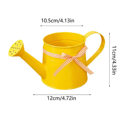 Watering Can Compact Painted Steel Perforated Sprinkler