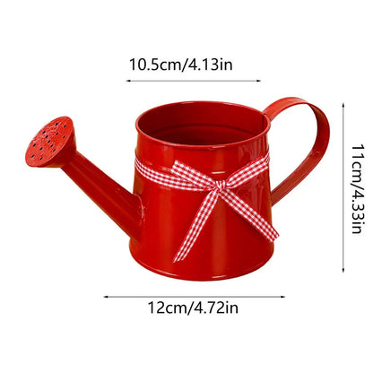 Watering Can Compact Painted Steel Perforated Sprinkler