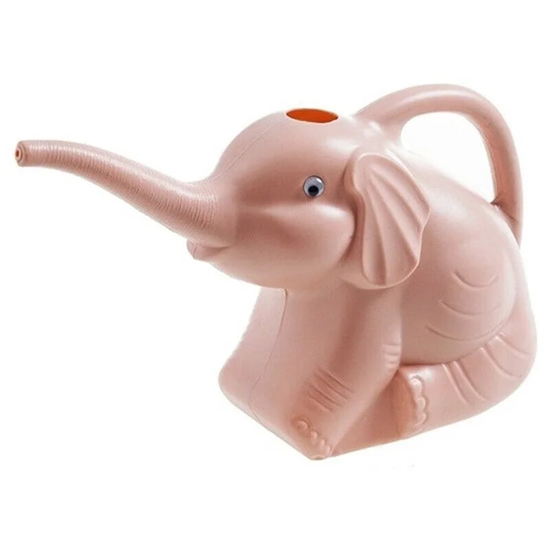 Watering Can Elephant-Shaped Trunk Spout Lightweight Indoor & Outdoor